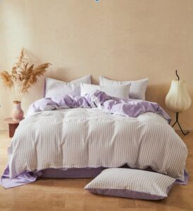 All-Cotton Washed Cotton Yarn-Dyed Jacquard Bedding Set