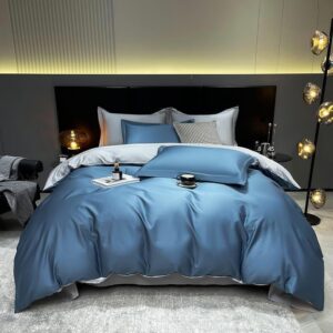 Pima Cotton Two-Tone Bedding Set