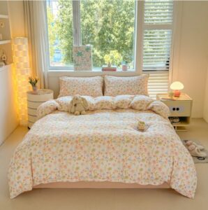 All-Cotton Double-Layer Gauze Bedding Set
